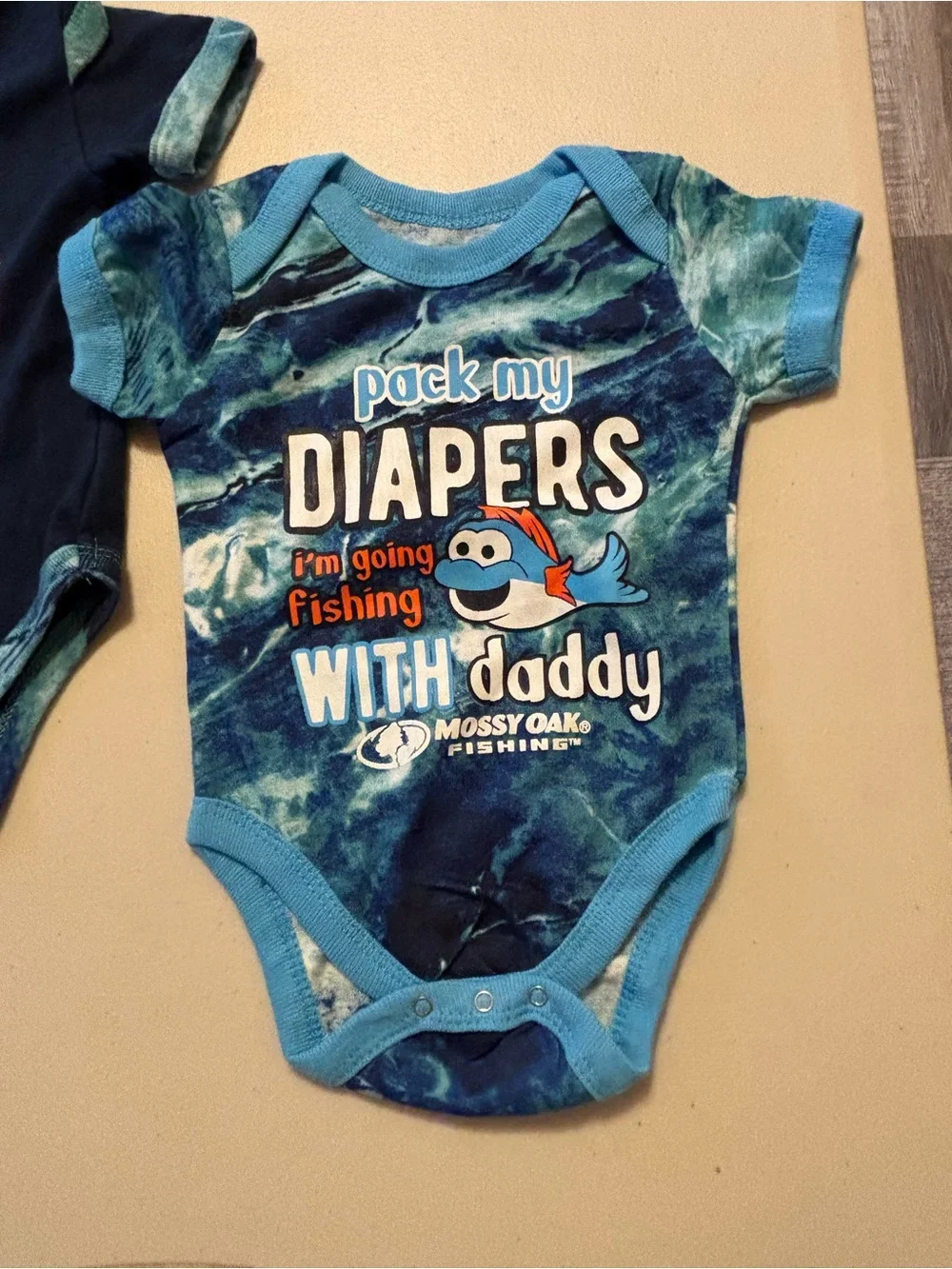 Mossy Oak Set/2 One-Piece Bodysuit with Graphic 0/3  0031S